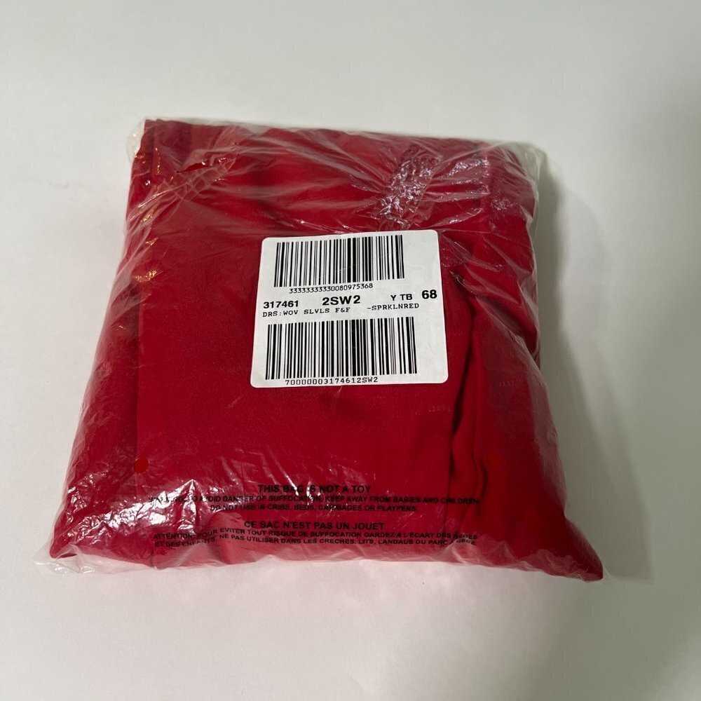 Victoria Secret Size 2 Dress Red V Back Ties Bow - Picture 12 of 12
